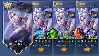 SELENA BEST ONE SHOT TRICK TO DOMINATE THE NEW SEASON ( 100% winstreak )