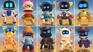 Astro Bot - All Costumes & Playable Characters