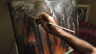 Artist Michael Casiano Fire Spirit