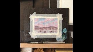 Watercolor Demo #205 - Wispy Clouds (Wet On Wet)