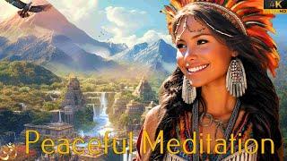 Secret of Aztec Spirits: Celestial Pan Flute Music for Holistic Healing - 4K