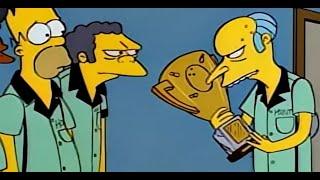 The Simpsons Homer And Friends Try's To Kick Mr. Burns Off Bowling Team