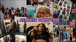 ATLANTA GIRLS TRIP VLOG| trap museum, food runs, birthdays & MORE