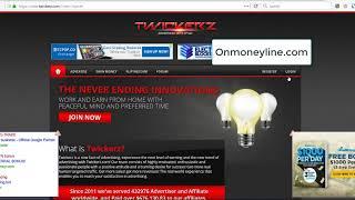 Twickerz Review - Earn Online with PTC - Onmoneyline