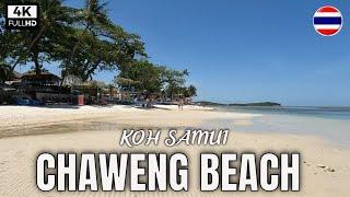 Koh Samui - Chaweng Beach - 4K Walking Tour Amazing Thailand