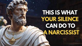 What your SILENCE does to a NARCISSIST| Stoic Mindset