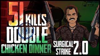 51 Kills Double Chicken Dinner | Surgical Strike 2.0 | JACK SHUKLA LIVE