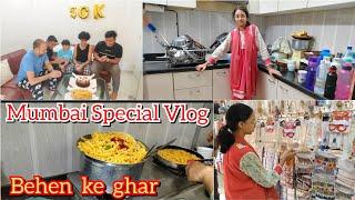 First Vlog From Mumbai / 50K Celebration / Mumbai Special Vada Pav 