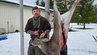 Processing wild game turning Whitetail Deer into Food // Part 1 // VLOG