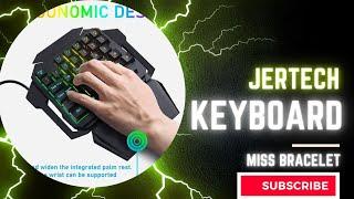 One handed keyboard - Dominate GK10 - Jertech - Miss Bracelet - unboxing - specs #gadgets #viral