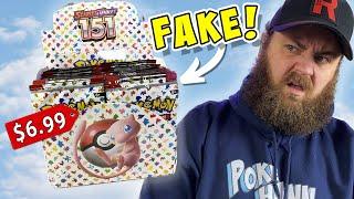 How FAKE Can They Be? Fake Pokemon 151 Booster Box Opening