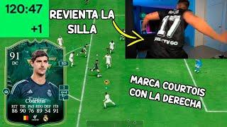 DjMaRiiO PIERDE vs el RIVAL CON COURTOIS DE DELANTERO en la PRORROGA y le MARCA con la DERECHA 