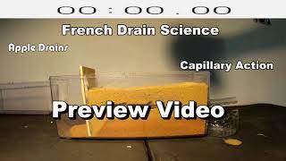 French Drain - Capillary Action of Clay Soil - Preview - French Drain Science