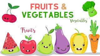 Kids vocabulary -Fruits & Vegetables - Learn English for kids - Kids Educational Video