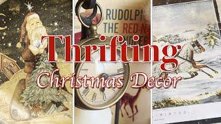 CHRISTMAS THRIFT WITH ME | Thrift Haul and Decorate 2024