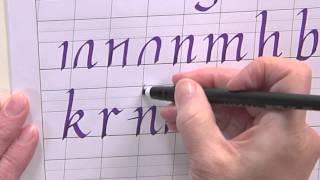 Calligraphy for Beginners - How to Write a Lower Case Italic Alphabet w/Joanne Fink