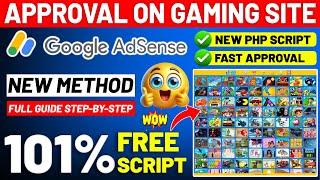  AdSense Approval on Gaming Site (Without Articles) | Free Php Script - 100% Working Method 