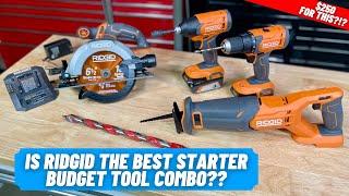 RIDGID Budget 4 Tool Combo Kit  ||  Cheap Power Tool Review Series