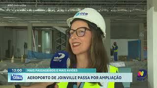 Mais passageiros e mais aviões: Aeroporto de Joinville passa por ampliação