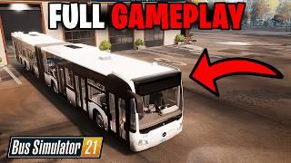 Bus Simulator 21 Next Stop Full Gameplay Walkthrough (No Commentary)