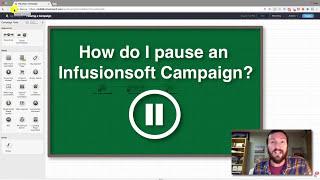 Pausing a Infusionsoft Campaign - Part 1 | Monkeypod Marketing