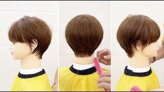 How to cut a Short Layered Pixie Haircut Full Tutorial Steps With Easy Hair Cutting Techniques