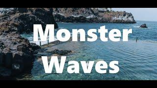 Monster Waves | Natural swimming pool Tenerife | Los Gigantes | Ocean | Canary Islands #tenerife