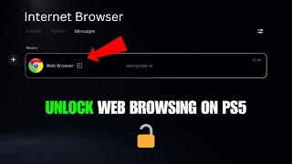 Get Google Web Browser on PS5 in 60 Seconds!