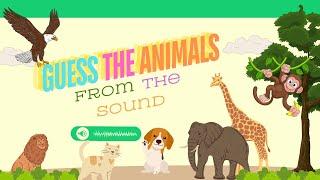 "Guess the Animal Sound Game | Fun Animal Sound Quiz for Kids | Learn Animal Sounds!" #cartoon