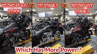 Horsepower Comparison Road Glide Standard vs Road Glide CVO VVT, Road Glide CVO ST #cyclefanatix