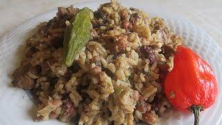 Cook- Up Rice, step by step Recipe Video II Real Nice Guyana .