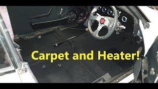 1977 toyota celica Ra28 Build No 33. Carpet and Heater Install