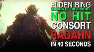 No Hit Consort Radahn in 40+ Seconds [Melee], Shadow of the Erdtree DLC | Elden Ring