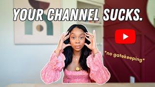 5 Reasons Your YouTube Channel Won't Grow. *tough love*