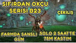 FARMDA ŞANSLI GÜN / SOLO 2 SAATTE 75M KASTIM / RİSE ONLİNE SIFIRDAN OKÇU SERİSİ B23