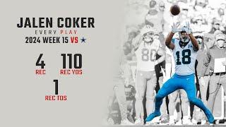 Jalen Coker Week 15 Replay: Every Target and Catch vs Dallas Cowboys