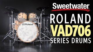 Roland VAD706 Electronic Drum Kit Demo Featuring TD-50X Sound Module