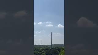 Turner falls zipline#waterfall#texas#vacation#heights#funride#littlescary#fun#video#shorts#trending