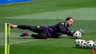 DFB Training mit TER STEGEN und BAUMANN nach dem Spiel gegen die Schweiz (24.06.24)