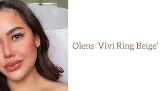 OLENS VIVI Ring Beige | Natural contact lens | Close ups