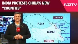 India China Relations | India Protests China's New "Counties", Parts Of Which Are In Ladakh