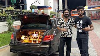 SURPRISING UNBOXING DUDE WITH A MODIFIED MERCEDES IN KOCHI