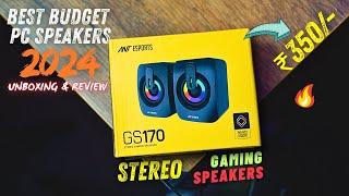 Best Budget Gaming Speakers For PC/Laptop | Ant Esports GS170 | Review 