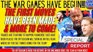 SPECIAL REPORT - DETROIT LIONS NEWS AS THE OFFSEASON WAR GAMES HAVE OFFICIALLY BEGUN!