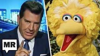 Newsmax Host Tries Cancelling Big Bird For Anti-Vax Communism