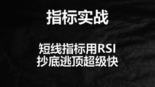 短线找不到进出点？用RSI指标，抄底逃顶都快人一步