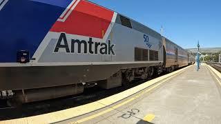 Amtrak train #536 & #5 California Zephyr in Martinez Ca 6/21/24