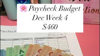 Paycheck Budget | December Week 4 | Cash Stuffing | Debt Free Journey