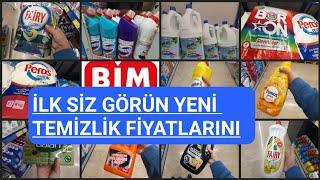 BİM İLK SİZ GÖRÜN YENİ TEMİZLİK FİYATLARINI 18 MAYIS 2022