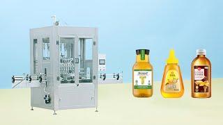 Honey PET Bottle Filling Machine | HYPF-1000S Servo Motor Piston Filler